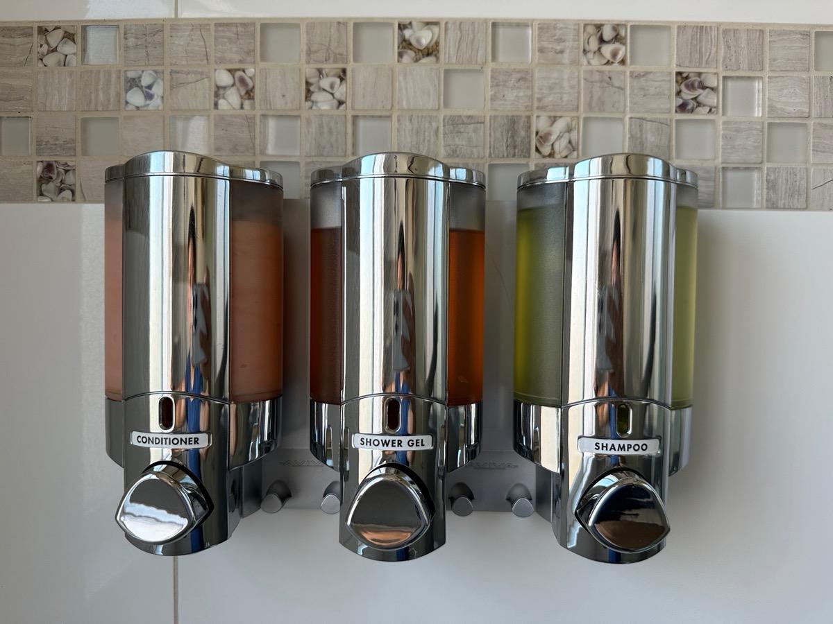 Clean amenities restocked and ready for guests